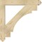 Ekena Millwork Merced Arts & Crafts Rough Sawn Bracket, Douglas Fir, 4"W x 34"D x 34"H BKT04X34X34MRC03RDF - alternate 4